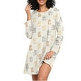 thumbnail image 1 of joogoo Cute Bears Women's Long Sleeve Nightgown Sleepwear L, 1 of 8
