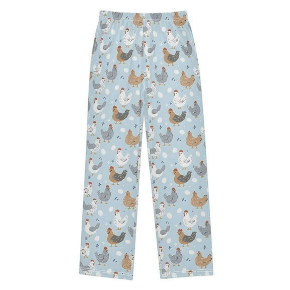joogoo Cute Chickens Eggs Pajama Pants Pj Bottoms Sleepwear Lounge M