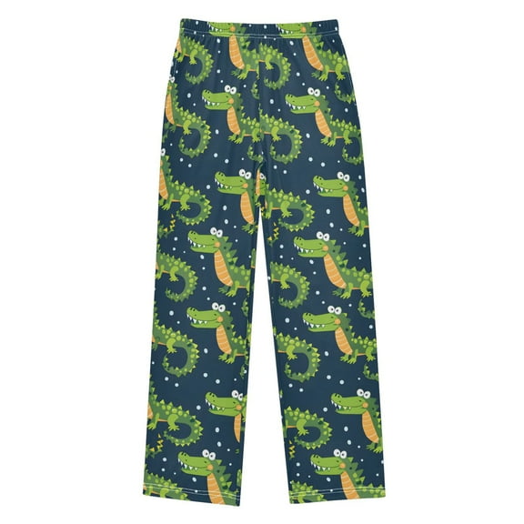 joogoo Cute Crocodile Hand Drawn Pajama Pants Pj Bottoms Sleepwear Lounge S