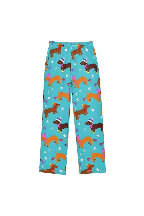 Cute Dachshund Dog Pajama Pants Pj Bottoms Sleepwear Lounge M