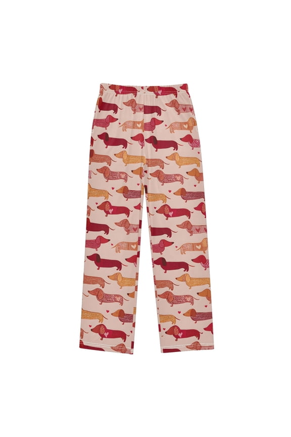 Cute Dachshund Dogs Pajama Pants Pj Bottoms Sleepwear Lounge L