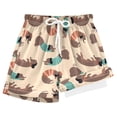 thumbnail image 1 of joogoo Cute Dachshund Pattern Boys Swim Trunks Beach Swimsuit Shorts Boxer 7Y, 1 of 8