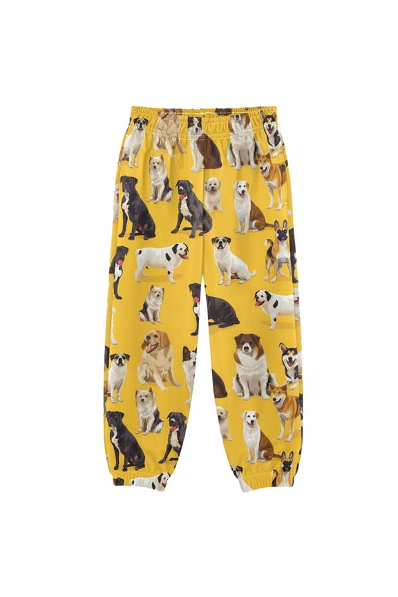 Cute Different Dogs Boys' Sweatpants Jogger Pants 5-6Y