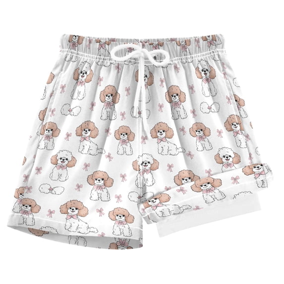 joogoo Cute Dogs Bows Boys Swim Trunks Beach Swimsuit Shorts Boxer 12-13Y