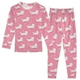 thumbnail image 1 of joogoo Cute Dogs Pajamas Set Long Sleeve Soft Cotton Sleepwear 2 Piece 24M, 1 of 7