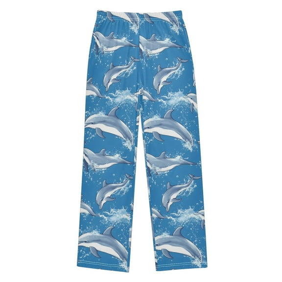 joogoo Cute Dolphins Pajama Pants Pj Bottoms Sleepwear Lounge M