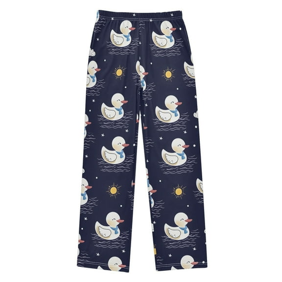 joogoo Cute Duck Cloud Sun Pajama Pants Pj Bottoms Sleepwear Lounge S