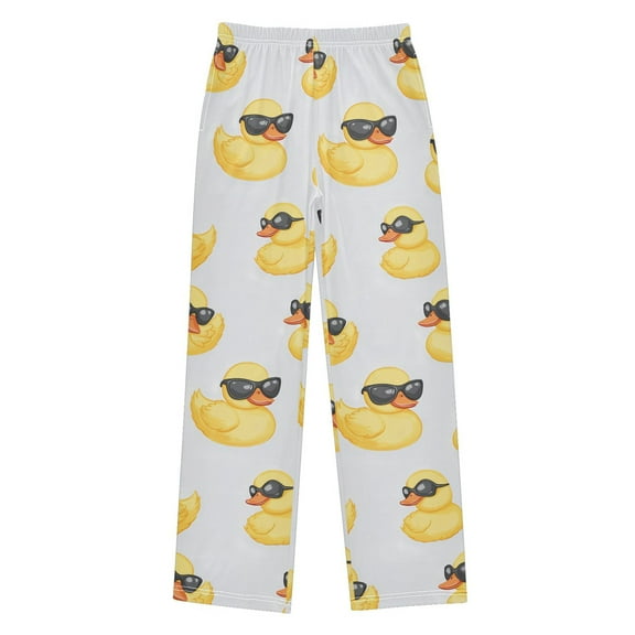 joogoo Cute Duck with Sunglasses Pajama Pants Pj Bottoms Sleepwear Lounge L