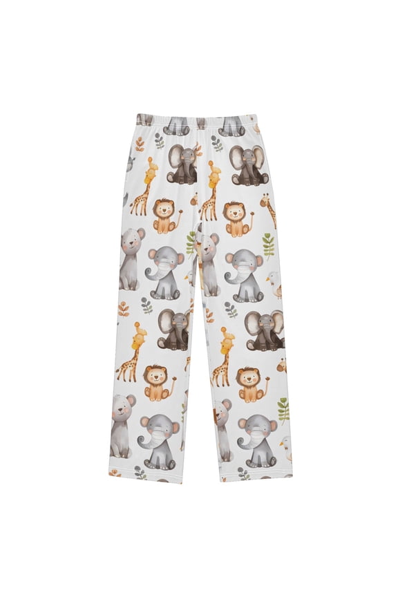 Cute Elephant Zoo Pajama Pants Pj Bottoms Sleepwear Lounge XL