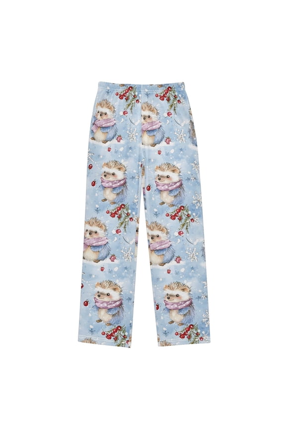 Cute Hedgehog Pajama Pants Pj Bottoms Sleepwear Lounge S