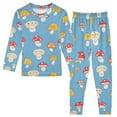 thumbnail image 1 of joogoo Cute Mushrooms-b1 2 Piece Long Sleeve Tee and Pants Cotton Pajama Set 8Y, 1 of 7