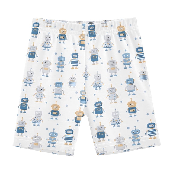 joogoo Cute Robots Girls Lined Shorts Bike Dance Bottoms 10Y