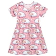 thumbnail image 1 of joogoo Cute Sheep Girls' Short Sleeve Dress Kids Dresses 3T, 1 of 8