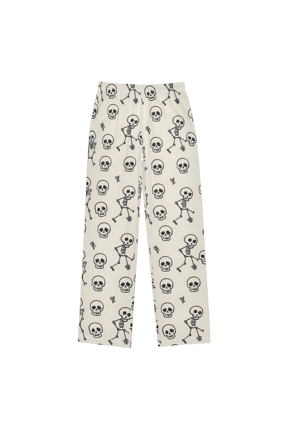 Cute Skeleton Pajama Pants Pj Bottoms Sleepwear Lounge S