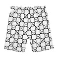thumbnail image 1 of joogoo Cute Skulls on Checkered Girls Lined Shorts Bike Dance Bottoms 4T, 1 of 7