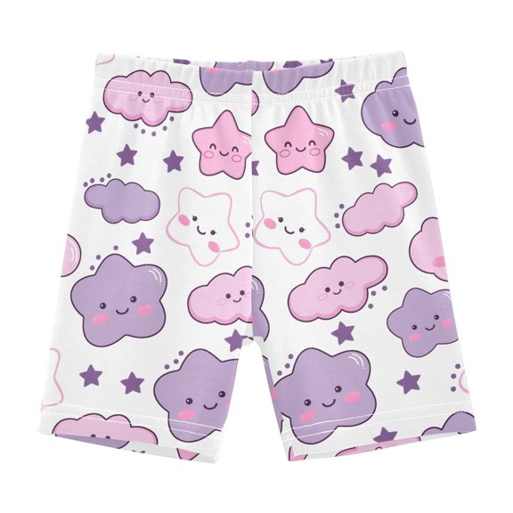 joogoo Cute Stars Cloud Girls Lined Shorts Bike Dance Bottoms 6T