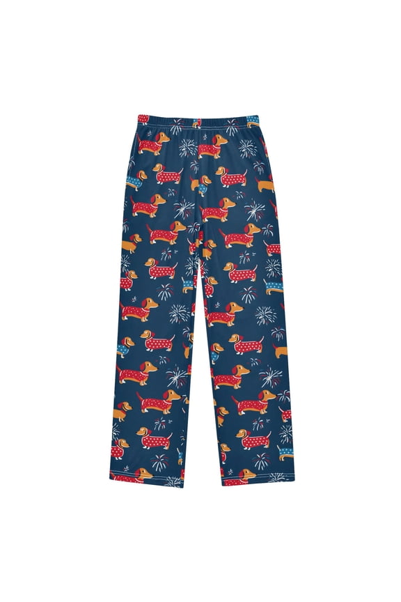 Dachshund Cute Dogs Pajama Pants Pj Bottoms Sleepwear Lounge L