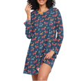 thumbnail image 1 of joogoo Dachshund Cute Dogs Women's Long Sleeve Nightgown Sleepwear L, 1 of 8