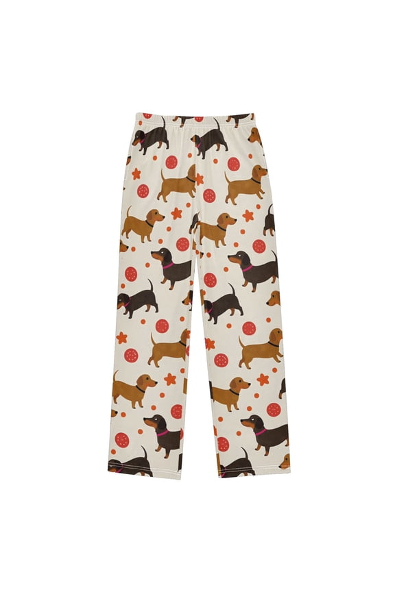 Dachshund Dog Balls Pajama Pants Pj Bottoms Sleepwear Lounge M