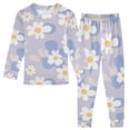 thumbnail image 1 of joogoo Daisy Flowers Pajamas Set Long Sleeve Soft Cotton Sleepwear 2 Piece 24M, 1 of 7