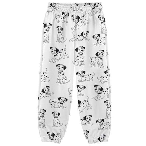 joogoo Dalmatian Cute Pattern Boys' Sweatpants Jogger Pants 4T