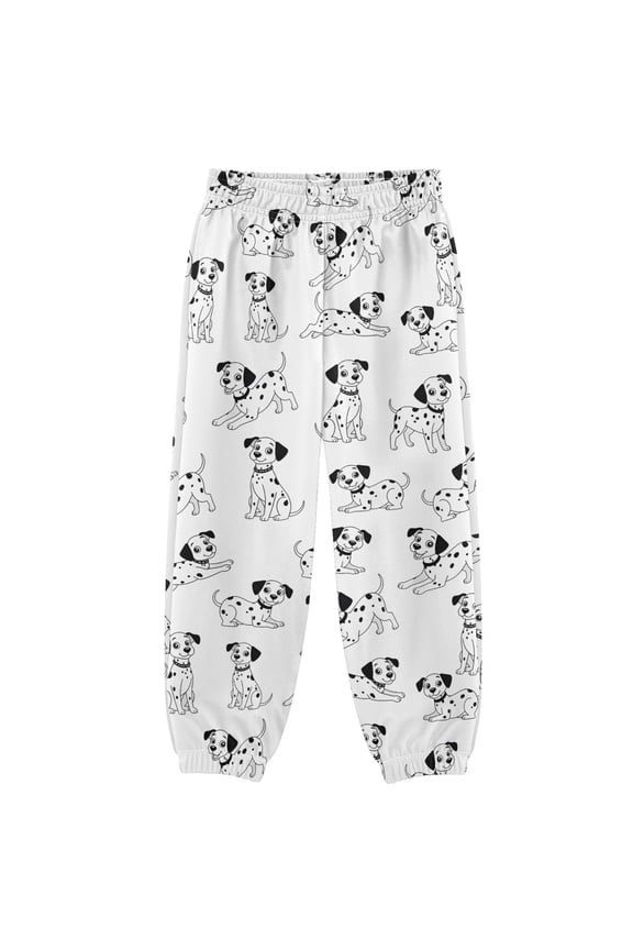Dalmatian Cute Pattern Boys' Sweatpants Jogger Pants 5-6Y