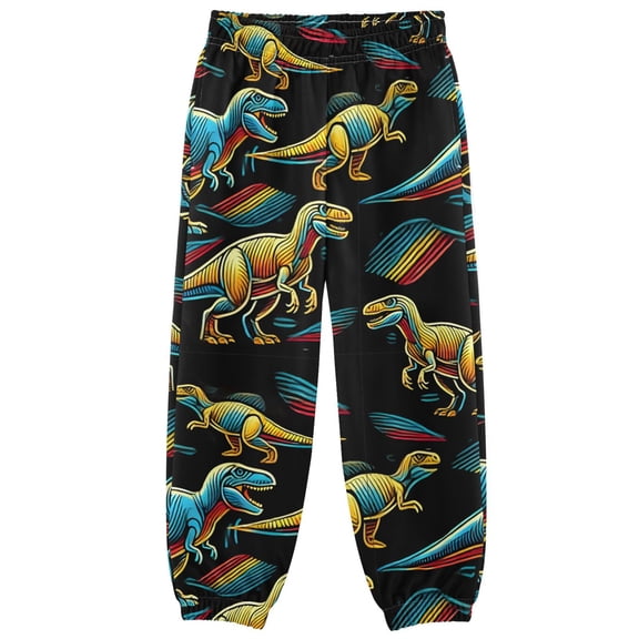 joogoo Dinosaur Boys' Sweatpants Jogger Pants 3T