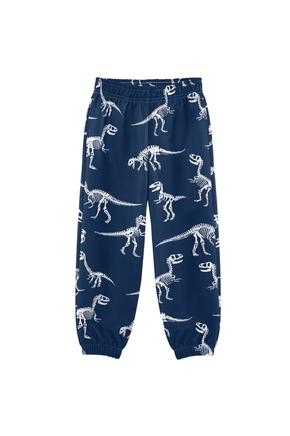Dinosaurs Skeletons Boys' Sweatpants Jogger Pants 4T