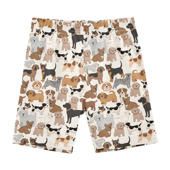 joogoo Dogs Cartoon Girls Lined Shorts Bike Dance Bottoms 6T