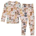thumbnail image 1 of joogoo Dogs Cute 2 Piece Long Sleeve Tee and Pants Cotton Pajama Set 3T, 1 of 7