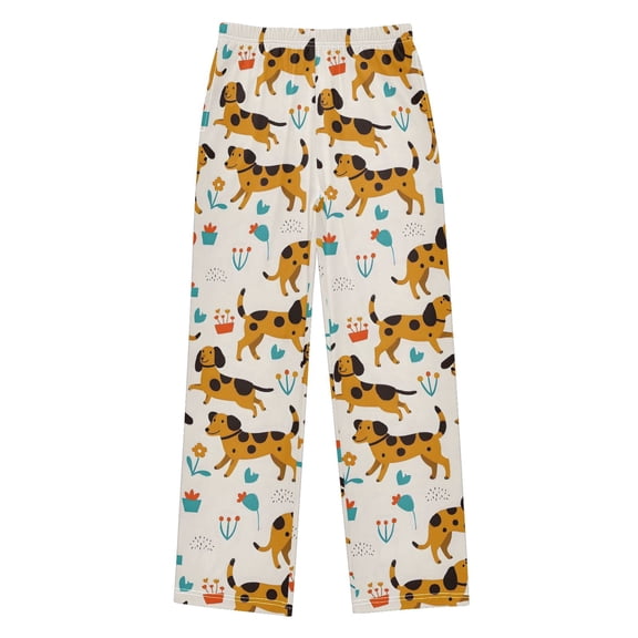 joogoo Dogs Dalmatian Pajama Pants Pj Bottoms Sleepwear Lounge M