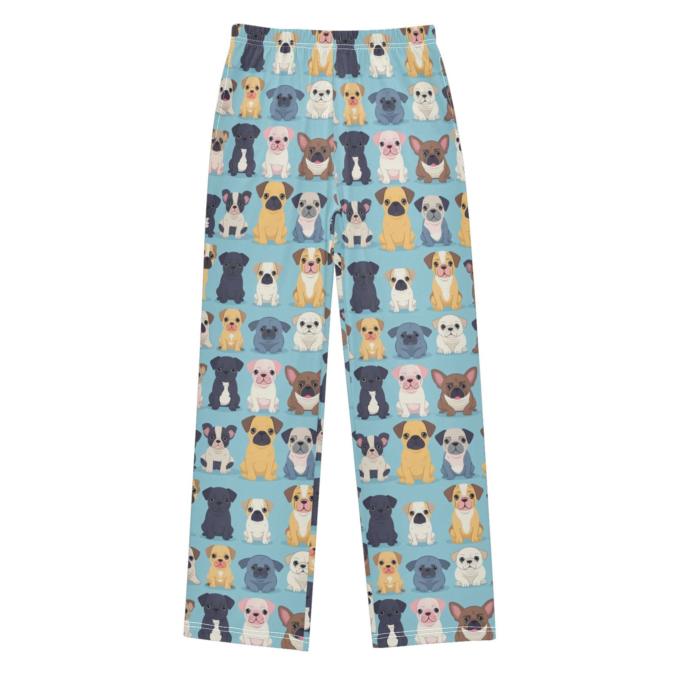 joogoo Doodle Animal Dog Pajama Pants Pj Bottoms Sleepwear Lounge