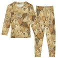 thumbnail image 1 of joogoo Doodle Capybara 2 Piece Long Sleeve Tee and Pants Cotton Pajama Set 5Y, 1 of 7