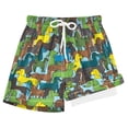 thumbnail image 1 of joogoo Doodle Cute Dogs Boys Swim Trunks Beach Swimsuit Shorts Boxer 8Y, 1 of 8