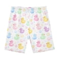 thumbnail image 1 of joogoo Duck Bubble Cartoon Girls Lined Shorts Bike Dance Bottoms 4T, 1 of 7