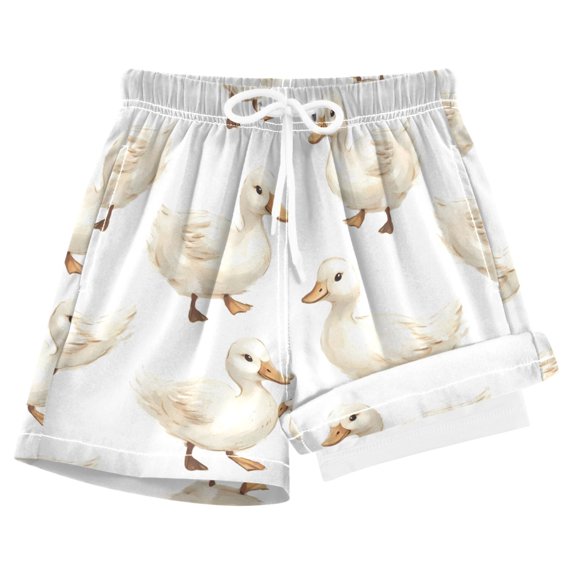 joogoo Ducks Boys Swim Trunks Beach Swimsuit Shorts Boxer 8Y