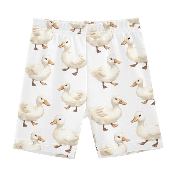 joogoo Ducks Girls Lined Shorts Bike Dance Bottoms 6T
