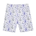 thumbnail image 1 of joogoo Eiffel Tower Lavender Girls Lined Shorts Bike Dance Bottoms 10Y, 1 of 7