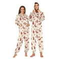 thumbnail image 1 of joogoo Elk Christmas Tree Snowflakes Unisex Adults Onesies Pajamas Jumpsuits L, 1 of 7