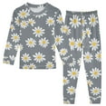 thumbnail image 1 of joogoo Floral Daisy Pajamas Set Long Sleeve Soft Cotton Sleepwear 2 Piece 24M, 1 of 7