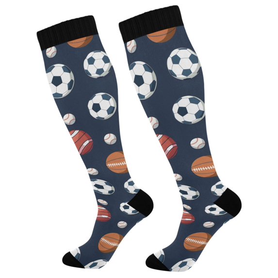 joogoo Football Baseball Socks Women Men Knee High Sock