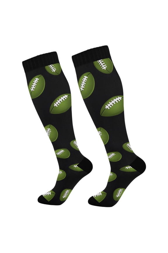 Footballs Ball Socks Women Men Knee High Sock