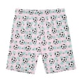 thumbnail image 1 of joogoo Footballs Stars Girls Lined Shorts Bike Dance Bottoms 6T, 1 of 7