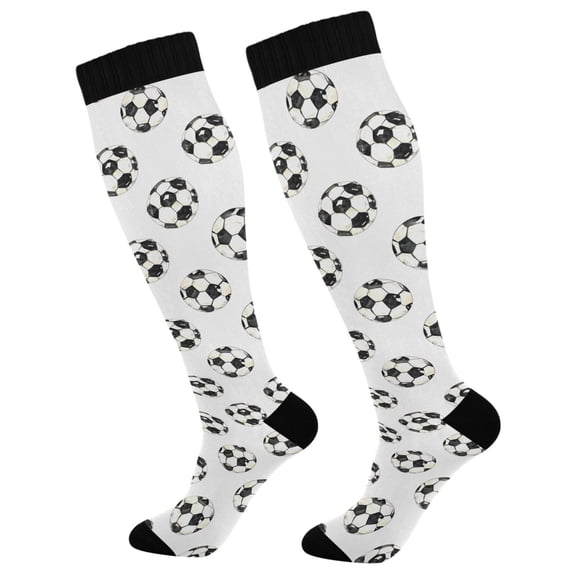 joogoo Footballs-z1 Socks Women Men Knee High Sock