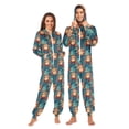 thumbnail image 1 of joogoo Funny Gorillas Palm Leaf Unisex Adults Onesies Pajamas Jumpsuits L, 1 of 7
