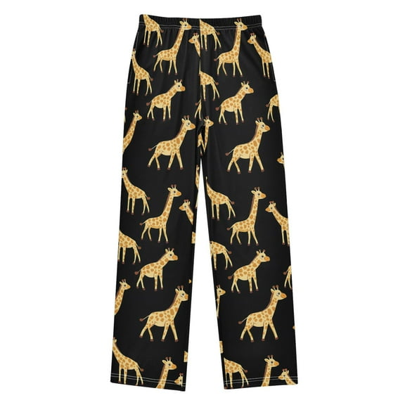 joogoo Giraffes Pattern Pajama Pants Pj Bottoms Sleepwear Lounge L