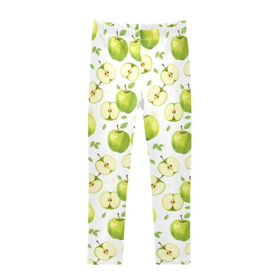 joogoo Girls' Leggings Apples Yoga Pants 6T