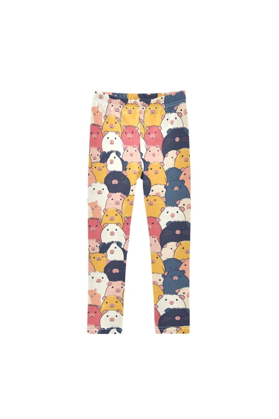 Girls' Leggings Cartoon Capybara Yoga Pants 7-8T