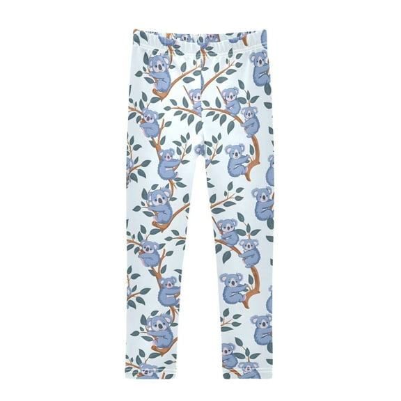 joogoo Girls' Leggings Cartoon Koalas Yoga Pants 6T
