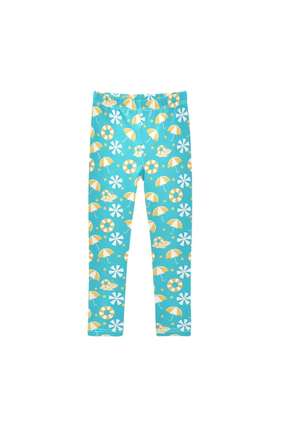 Girls' Leggings Cartoon Summer Umbrellas Yoga Pants 4T